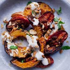 Butternut Squash With Ginger Tomatoes And Lime Yoghurt Recipe Ottolenghi Recipes Yotam Ottolenghi Recipes Recipes