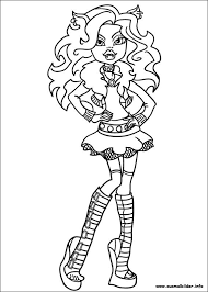Monster High Ausmalbilder Malvorlagen Für Kinder