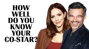 Katharine Mcphee Eddie Cibrian Play How Well Do You Know Your Co Star Marie Claire Youtube