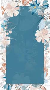 Flower Border Background Flower Background Wallpaper Small Art Art Wallpaper