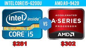 Used first gen ryzen cpus are priced spectacularly right now, if you need to buy something very budget oriented to replace a amd has something meaningful to offer at basically every price point, and a single socket. Intel Core I5 6200u Vs Amd A9 Gen A9 9420 Intel Vs Amd Youtube