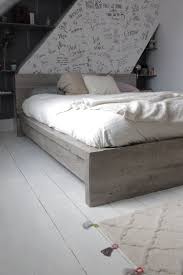 Ikea Hack Rustic Look For A Malm Bedframe Hester S Handmade Home Ikea Bed Frames Ikea Bed Ikea Bed Hack