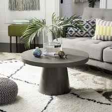 Vnn1014a Patio Tables Furniture By Safavieh Outdoor Coffee Tables Round Coffee Table Concrete Coffee Table