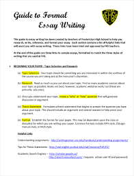 The sample papers show the format students should use to submit a course these sample papers demonstrate apa style formatting standards for different paper types. Free 9 Samples Of Formal Essays In Pdf Examples