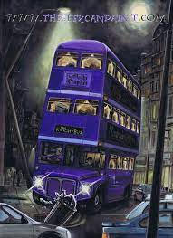 Knight Bus Harry Potter Drawings Harry Potter Background Harry Potter Illustrations