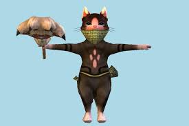 Melynx Cat 3D Model