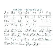 57 Symbolic Palmer Penmanship Chart