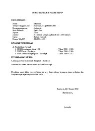 1 nama lengkap 2 nik 3 tempat lahir / tgl. Top Pdf Daftar Riwayat Hidup Pendidikan Docx 123dok Com