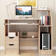 Sold and shipped by mind reader direct. 100cm Computer Table Laptop Desk Study Drawer Bookshelf Keyboard On Onbuy