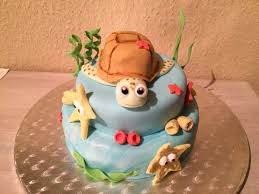 Nemo Dory Turtle Cake Starfish Torte Fondant Schildkrote Einschulung Party Was Backsteln Wir Denn Heute Torte Einschulung Kuchen Dekorieren Tortendeko