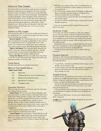 Paladin Oath Of The Cursed Unearthedarcana
