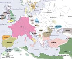 Hier finden sie europakarten in verschiedenen stilen. Euratlas Periodis Web Karte Von Europa Im Jahre 800