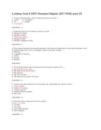 50 soal latihan usbn simulasi digital 2019 lengkap beserta kunci jawabannya. Doc Latihan Soal Usbn Simulasi Digital 2017 Smk Part 1 Ayamboys Niez Academia Edu