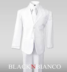 Black And White Coat For Boys Boys White Formal Suit Boys White Suit Boys Suits Complete Outfits