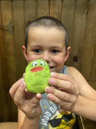 They found this gem today at elmagueys! We will re hide it when we leave  here today 🙂