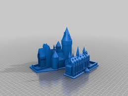 Hogwarts School Of Witchcraft And Wizardry Castle Part 1 Of 3 Harry Potter 3d Print By Benlazz Thin Harry Potter 3d 3d Printing Toys 3d Printing Business