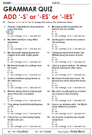 Add S Or Es Or Ies All Things Grammar