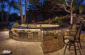 outdoor kitchen & grill lighting ideas