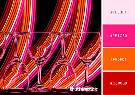Red is an 'advancing' color that attracts attention and can easily dominate a room. 25 Eye Catching Neon Color Palettes To Wow Your Viewers