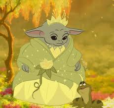 This Artist Drew Baby Yoda As Disney Princesses And The Result Is Fantastic Inside The Magic Disney Princess Art Disney Princess Babies Disney Animated Films