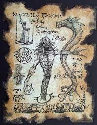 Items Similar To Cthulhu Necronomicon Demon Gates Dark Occult On Etsy Lovecraftian Horror Cthulhu Cthulhu Art