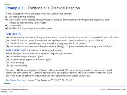 When you mix chemicals, you may get a chemical reaction. Example 7 1 Evidence Of A Chemical Reaction Ppt Download