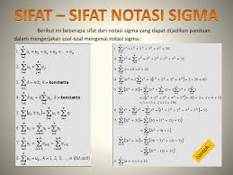 A, b, c, atau d sebagai pilihan jawaban anda. Contoh Soal Notasi Sigma Sifat 2 Kumpulan Contoh Surat Dan Soal Terlengkap