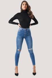 Keine abbildung vorhanden für farbe: Ripped Jeans Zerrissene Damen Jeanshosen Na Kd Com