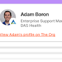 Profile Picture of Adam Boron - Enterprise Support Manager at DAS Health - The Org (@theorg.com) on Google