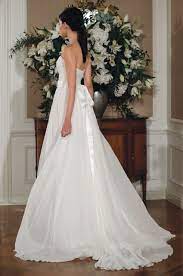 Ramona Kaveza Back Gorgeous Wedding Dress Silk Chiffon Wedding Dress Designer Wedding Dresses