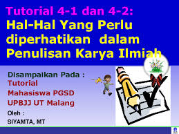 Kumpulan contoh karya ilmiah ut jurusan manajemen doc 2019 03 14t20 00 00 07 00 rating. Pdf Hal Hal Yang Perlu Diperhatikan Dalam Menulis Karya Ilmiah Yamta Siyamta Academia Edu
