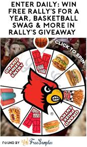 Enter Daily Win Free Rally S For A Year Basketball Swag More In Rally S Giveaway Yo Free Samples In 2020 Giveaway Rally Years