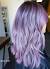Ombre Purple Dyed Hair