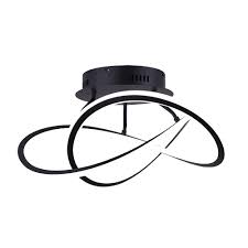 Impulse series led matte black abs plastic packaged honeycomb mesh main grille with amber leds by paramount automotive®. Canarm Zola Led Matte Black Semi Flush Mount The Home Depot Canada