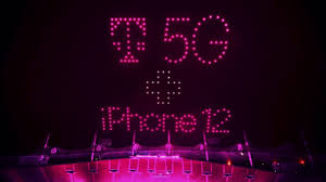 The visibility range is 5 km. Drone Show As Stage For Telekom 5g Deutsche Telekom