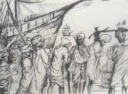 Indentured labour Guyana - Salina Jane Art