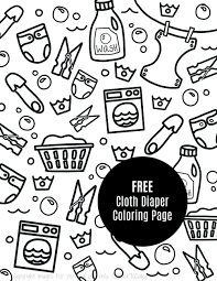 Kids can get creative with this super diaper baby 2 coloring sheet. Free Cloth Diapering Coloring Page A Tampa Lifestyle Travel Green Living Blog Back To Calley