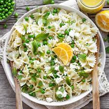 1 yellow bell pepper , large dice. Bow Tie Pasta Salad With Lemon Vinaigrette The Cozy Apron
