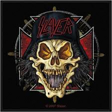Slayer Men S Woven Patch Black Heavy Metal Art Metal Artwork Metal