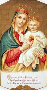 Unsere Liebe Frau Vom Heiligsten Herzen Jesu Blessed Mother Mary Mary And Jesus Mother Mary