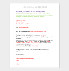 This is the perfect way to express how your specific skills are relevant to the open position. 16 Free Acknowledgement Letter Templates And Examples Word Pdf