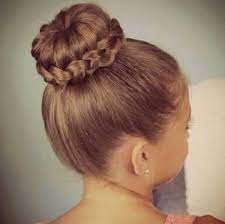 Cute Little Girl Hairstyles 2017 Braided Bun For Blonde Hair Flower Girl Hairstyles Updo Cool Hairstyles For Girls Flower Girl Hairstyles