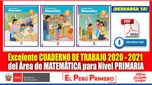 Grado de secundaria lee el periódico y localiza un reportaje y una noticia, recórtalo y colócalo según la estructura que se te da a. Minedu Excelente Cuaderno De Trabajo Para El Estudiante 2020 2021 Del Area De Matematica Para Nivel Primaria Descarga Aqui Somos Docentes