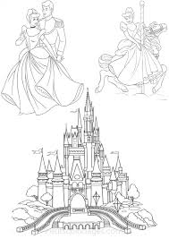 4 Coloriages Cendrillon Chateau Prince Manege Sur Petitscoloriages Com Coloriage Chateau Coloriage Cendrillon Coloriage