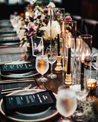 23 Candle Centerpieces That Will Light Up Your Reception Wedding Candles Table Winter Wedding Table Long Table Wedding