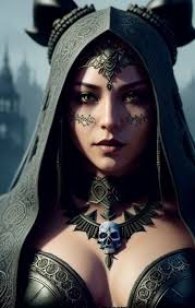 Skull demon sorcerer Concept art Casey