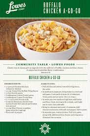 Buffalo Chicken A Go Go Lowes Foods To Go Local And Fresh Same Day Grocery Pickup And Delivery Recipe Lowes Food Buffalo Chicken Food To Go
