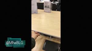 عالسريع رفيو مكتب ايكيا الكهربائي وانطباعي عنه Ikea Desk Bekant Youtube