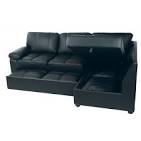 Corner sofa beds in both leather fabric DFS
