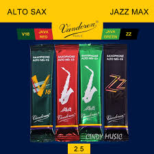 original vandoren srmixa3 alto sax jazz reed mix card